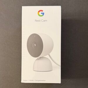 Google Nest Cam Indoor Wired - White 2nd gen